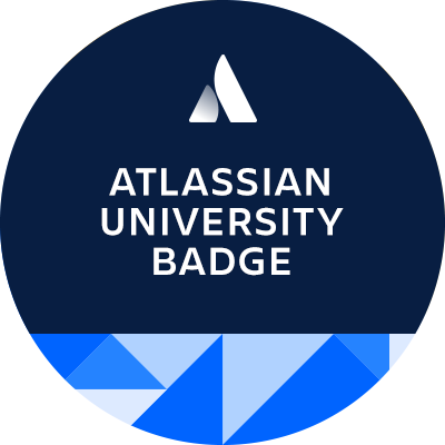 Atlassian badges earned by Mianaviatte